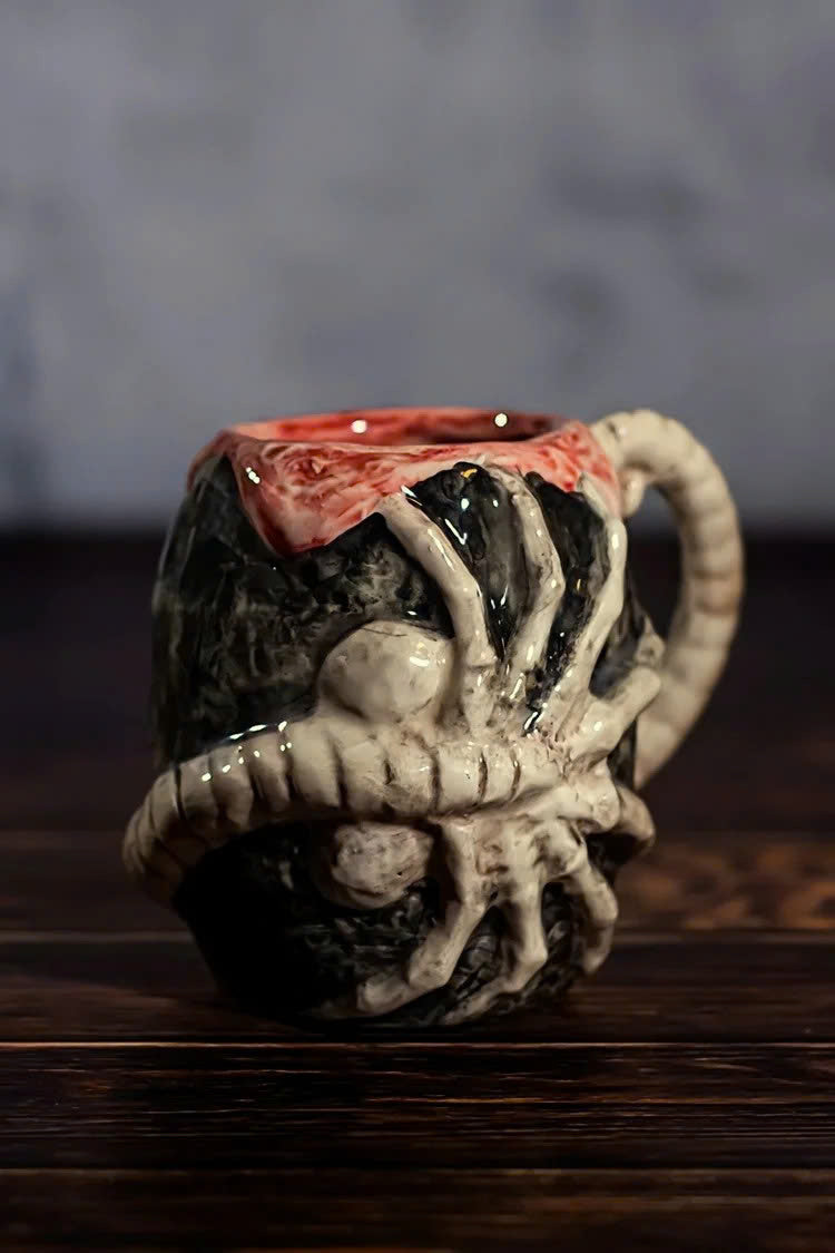 Facehugger Handmade Ceramic Mug