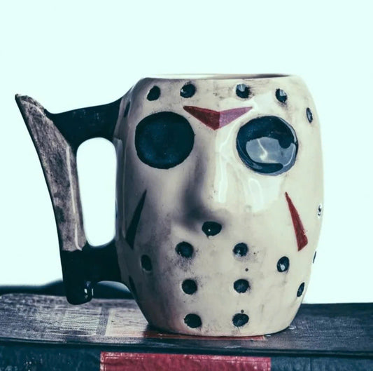 Jason Voorhees Handmade Ceramic Mug